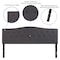 Flash Furniture King, Cambridge Headboard, Gray Fabric HG-HB1708-K-DG-GG - alternate 5